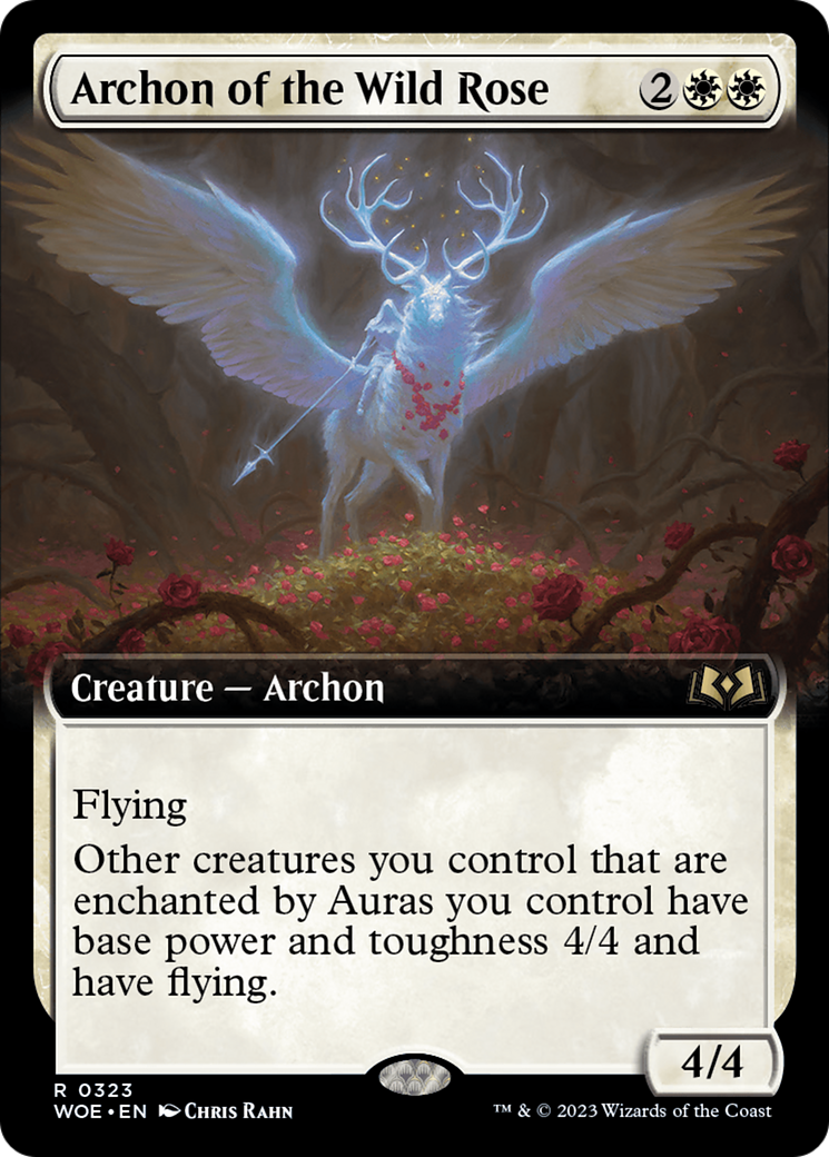 Archon of the Wild Rose (Extended Art) [Wilds of Eldraine] | Shuffle n Cut Hobbies & Games