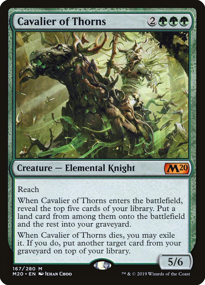 Cavalier of Thorns [Core Set 2020] | Shuffle n Cut Hobbies & Games