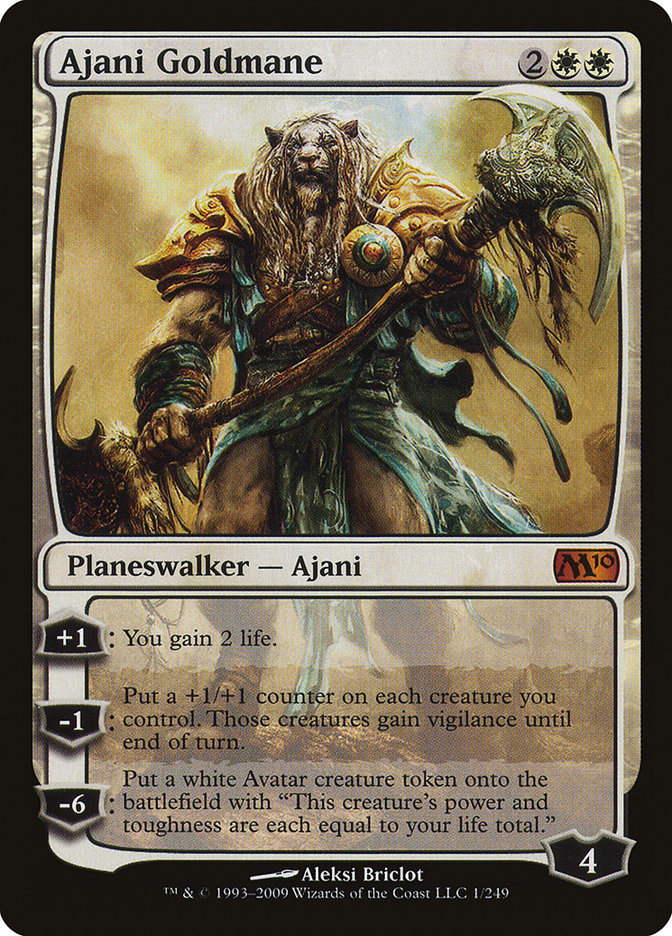 Ajani Goldmane [Magic 2010] | Shuffle n Cut Hobbies & Games