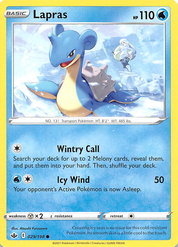 Lapras (029/198) [Sword & Shield: Chilling Reign] | Shuffle n Cut Hobbies & Games