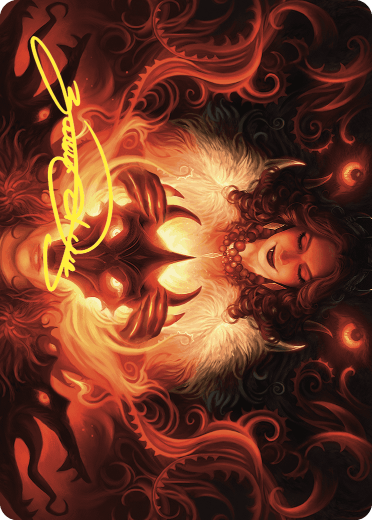Witch's Mark Art Card (Gold-Stamped Signature) [Wilds of Eldraine Art Series] | Shuffle n Cut Hobbies & Games