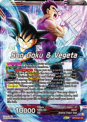 Son Goku & Vegeta // SS4 Son Goku & SS4 Vegeta, In It Together (BT18-001) [Dawn of the Z-Legends Prerelease Promos] | Shuffle n Cut Hobbies & Games