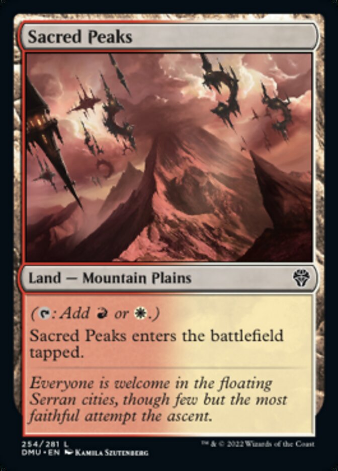 Sacred Peaks [Dominaria United] | Shuffle n Cut Hobbies & Games
