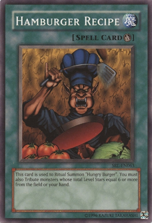 Hamburger Recipe [SRL-063] Common | Shuffle n Cut Hobbies & Games