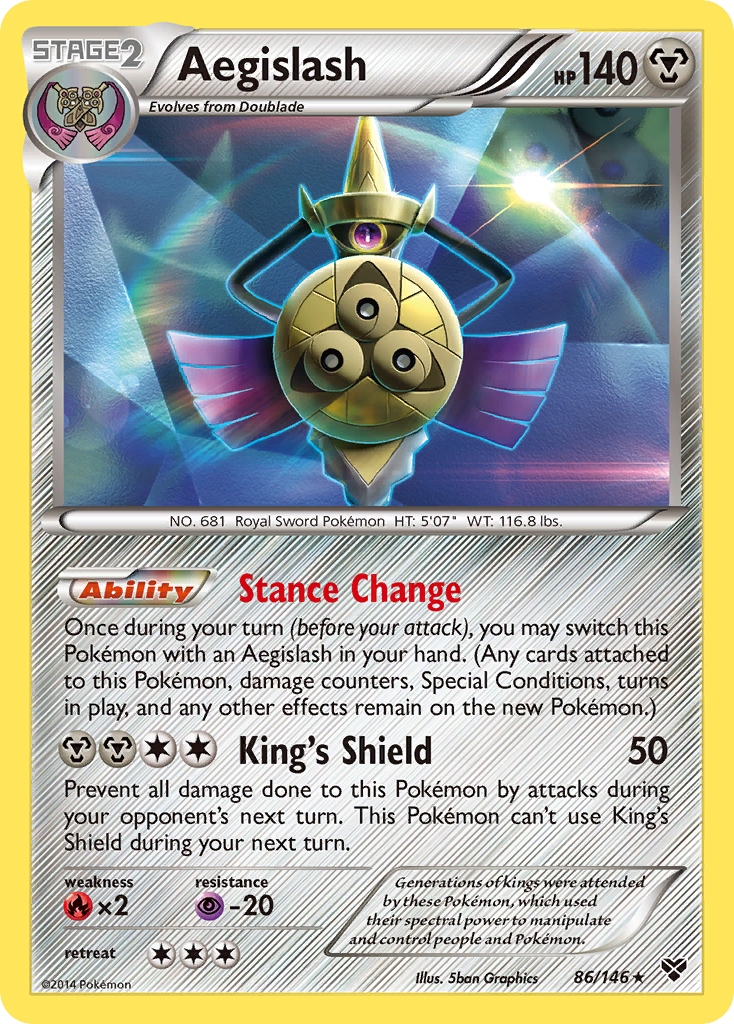 Aegislash (86/146) [XY: Base Set] | Shuffle n Cut Hobbies & Games