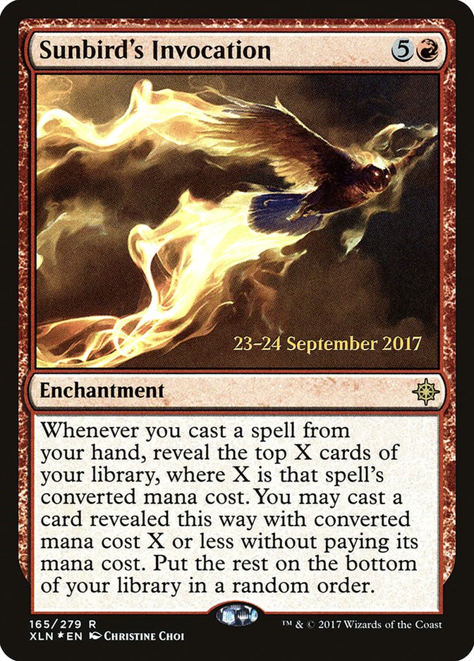 Sunbird's Invocation [Ixalan Prerelease Promos] | Shuffle n Cut Hobbies & Games