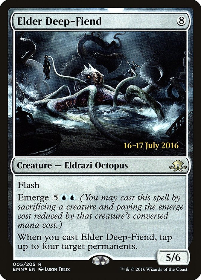 Elder Deep-Fiend [Eldritch Moon Prerelease Promos] | Shuffle n Cut Hobbies & Games