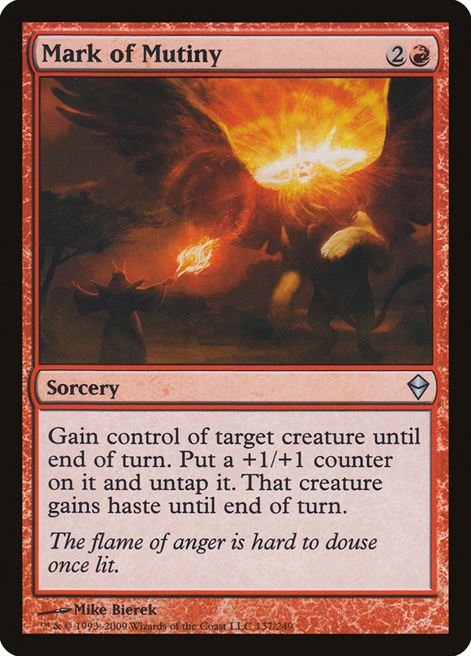 Mark of Mutiny [Zendikar] | Shuffle n Cut Hobbies & Games