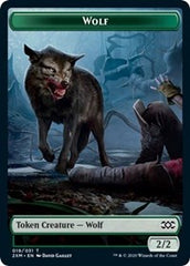 Wolf // Golem Double-Sided Token [Double Masters Tokens] | Shuffle n Cut Hobbies & Games