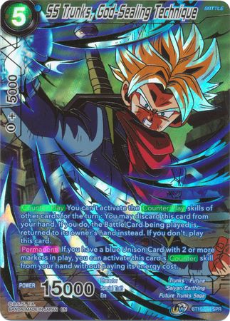 SS Trunks, God-Sealing Technique (SPR) (BT10-044) [Rise of the Unison Warrior 2nd Edition] | Shuffle n Cut Hobbies & Games