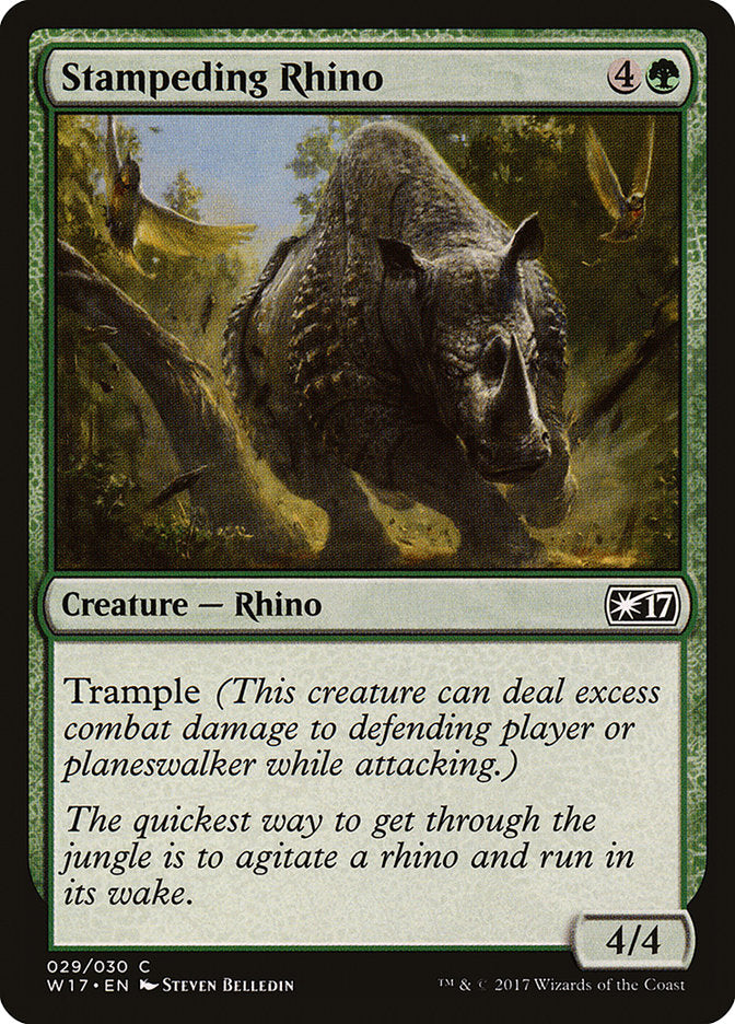 Stampeding Rhino [Welcome Deck 2017] | Shuffle n Cut Hobbies & Games