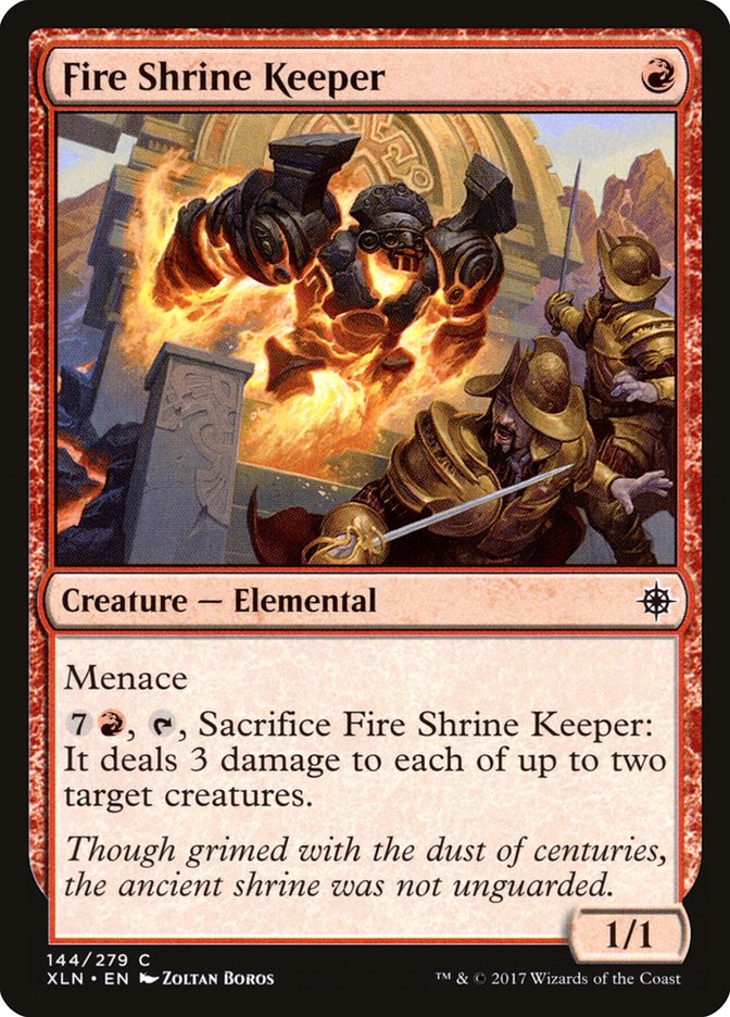 Fire Shrine Keeper [Ixalan] | Shuffle n Cut Hobbies & Games