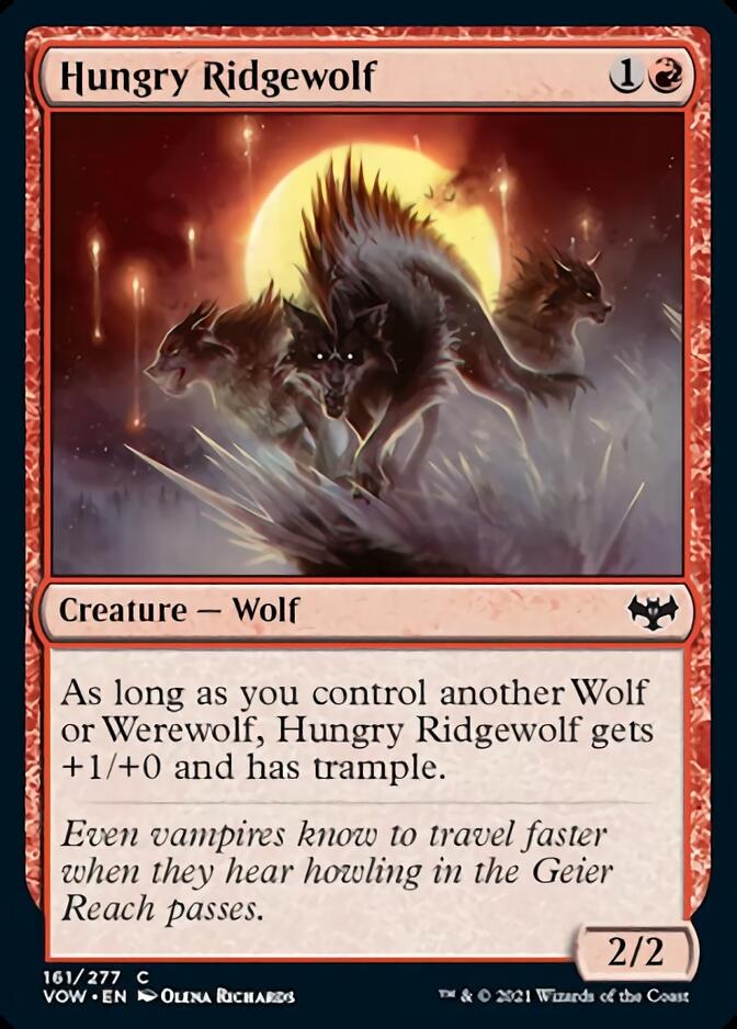 Hungry Ridgewolf [Innistrad: Crimson Vow] | Shuffle n Cut Hobbies & Games