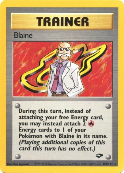 Blaine (100/132) [Gym Challenge Unlimited] | Shuffle n Cut Hobbies & Games