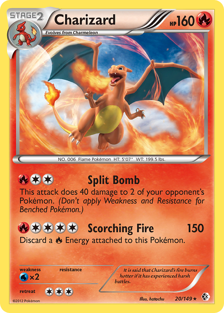 Charizard (20/149) [Black & White: Boundaries Crossed] | Shuffle n Cut Hobbies & Games