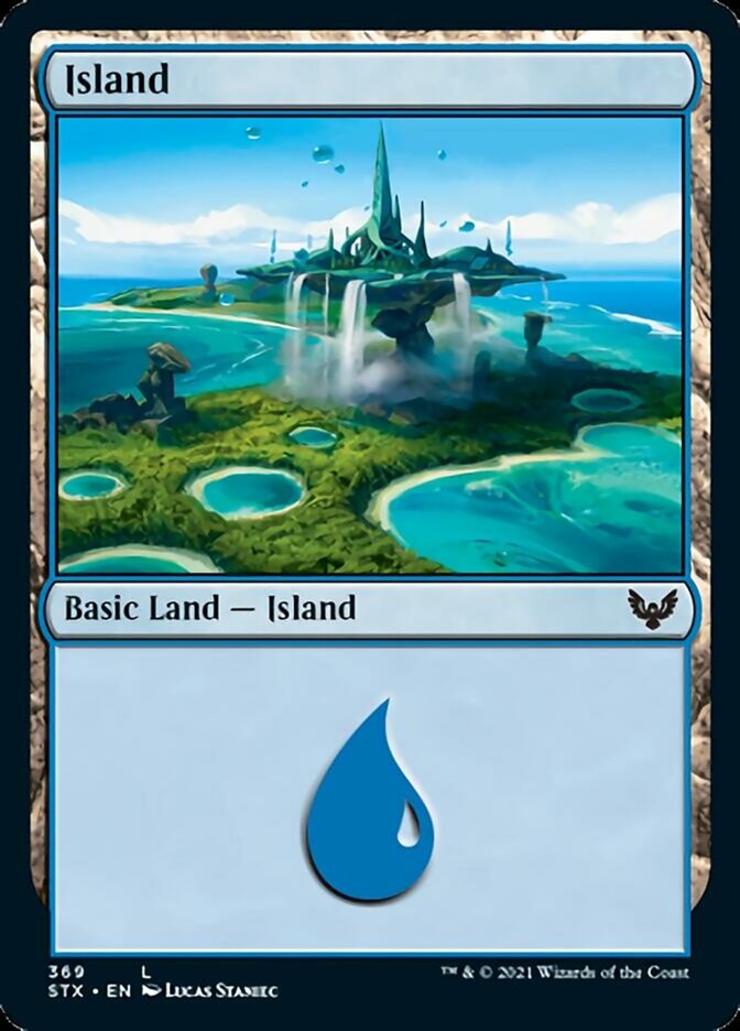 Island (369) [Strixhaven: School of Mages] | Shuffle n Cut Hobbies & Games
