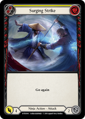 Surging Strike (Yellow) [WTR108-C] Alpha Print Normal | Shuffle n Cut Hobbies & Games