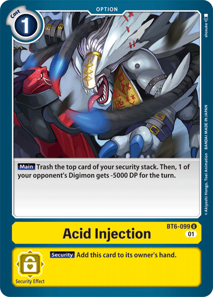 Acid Injection [BT6-099] [Double Diamond] | Shuffle n Cut Hobbies & Games