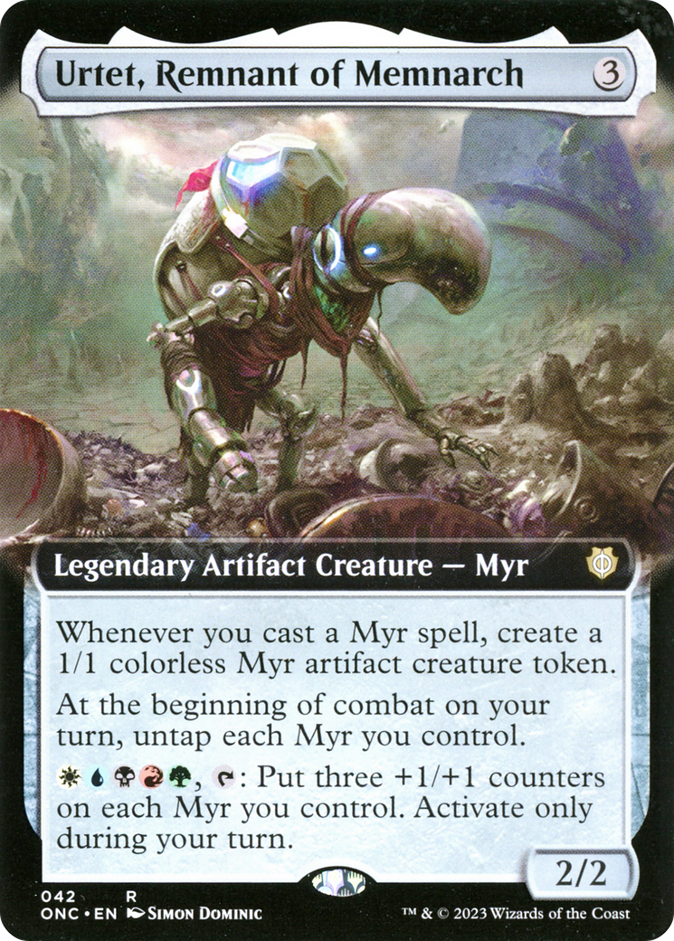 Urtet, Remnant of Memnarch (Extended Art) [Phyrexia: All Will Be One Commander] | Shuffle n Cut Hobbies & Games