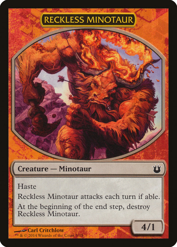 Reckless Minotaur [Born of the Gods Battle the Horde] | Shuffle n Cut Hobbies & Games