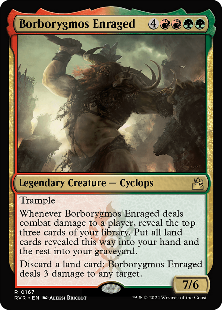 Borborygmos Enraged [Ravnica Remastered] | Shuffle n Cut Hobbies & Games