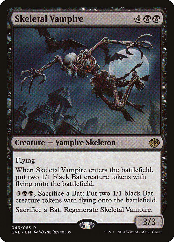 Skeletal Vampire (Garruk vs. Liliana) [Duel Decks Anthology] | Shuffle n Cut Hobbies & Games