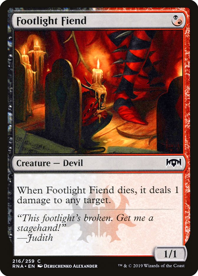 Footlight Fiend [Ravnica Allegiance] | Shuffle n Cut Hobbies & Games