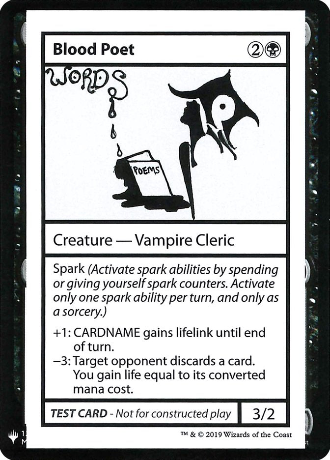 Blood Poet [Mystery Booster Playtest Cards] | Shuffle n Cut Hobbies & Games