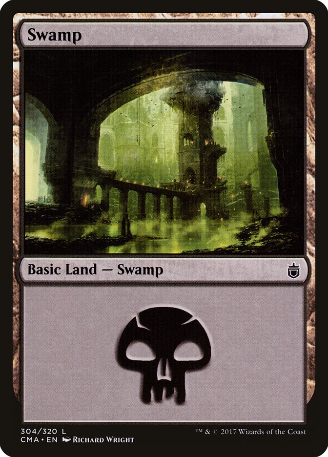 Swamp (304) [Commander Anthology] | Shuffle n Cut Hobbies & Games