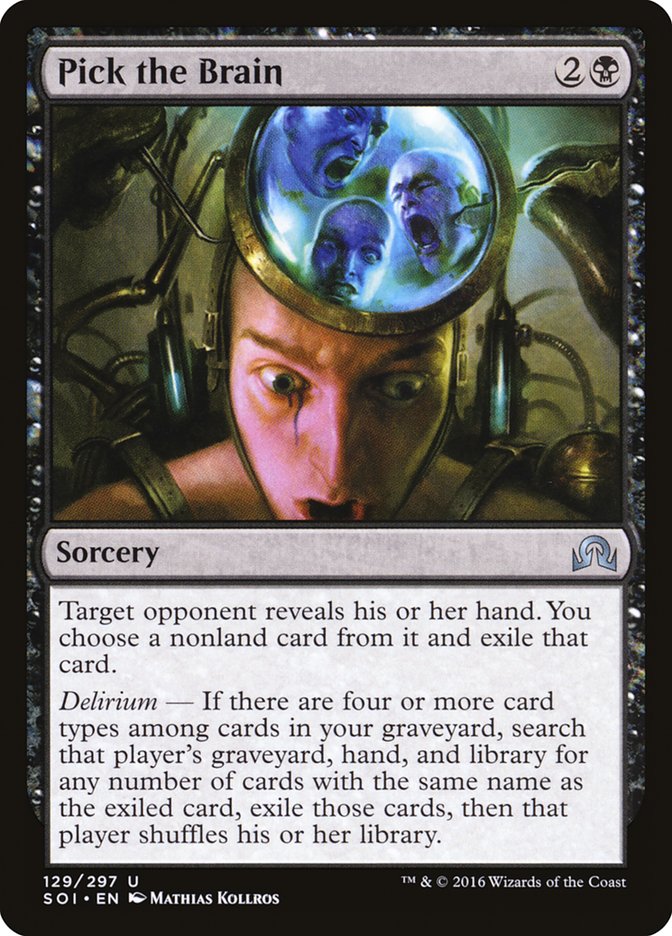 Pick the Brain [Shadows over Innistrad] | Shuffle n Cut Hobbies & Games
