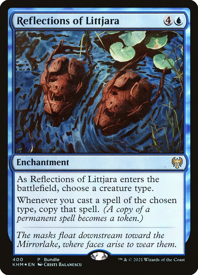 Reflections of Littjara (KHM Bundle) [Kaldheim] | Shuffle n Cut Hobbies & Games