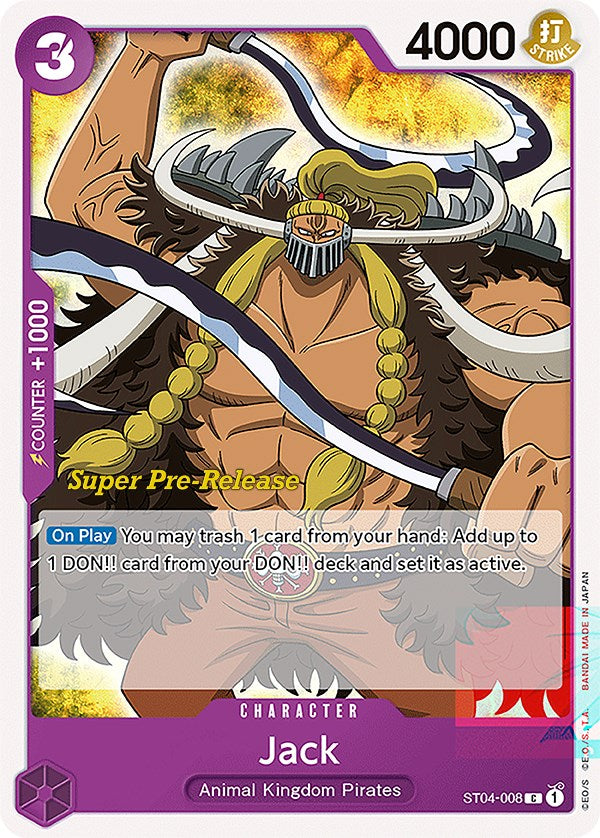 Jack [Super Pre-Release Starter Deck: Animal Kingdom Pirates] | Shuffle n Cut Hobbies & Games
