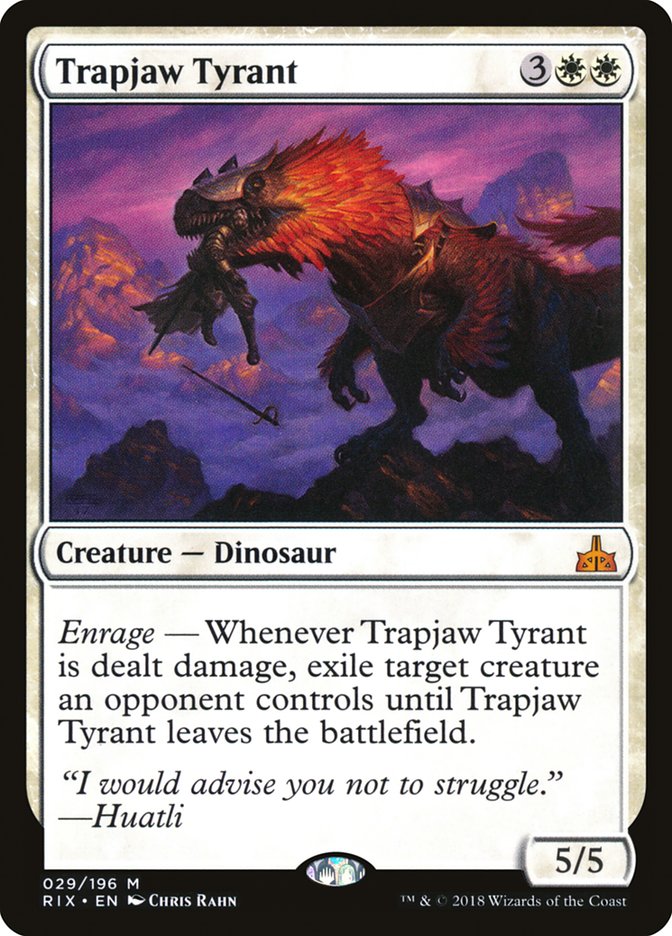Trapjaw Tyrant [Rivals of Ixalan] | Shuffle n Cut Hobbies & Games