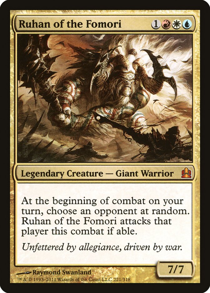 Ruhan of the Fomori [Commander 2011] | Shuffle n Cut Hobbies & Games
