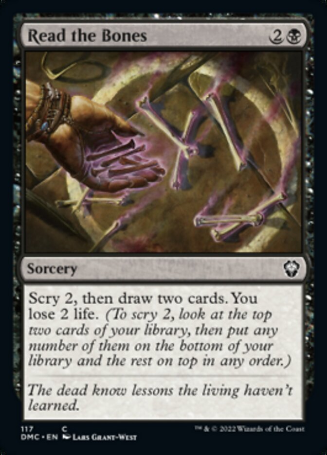 Read the Bones [Dominaria United Commander] | Shuffle n Cut Hobbies & Games