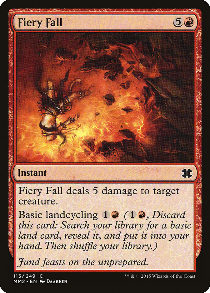 Fiery Fall [Modern Masters 2015] | Shuffle n Cut Hobbies & Games
