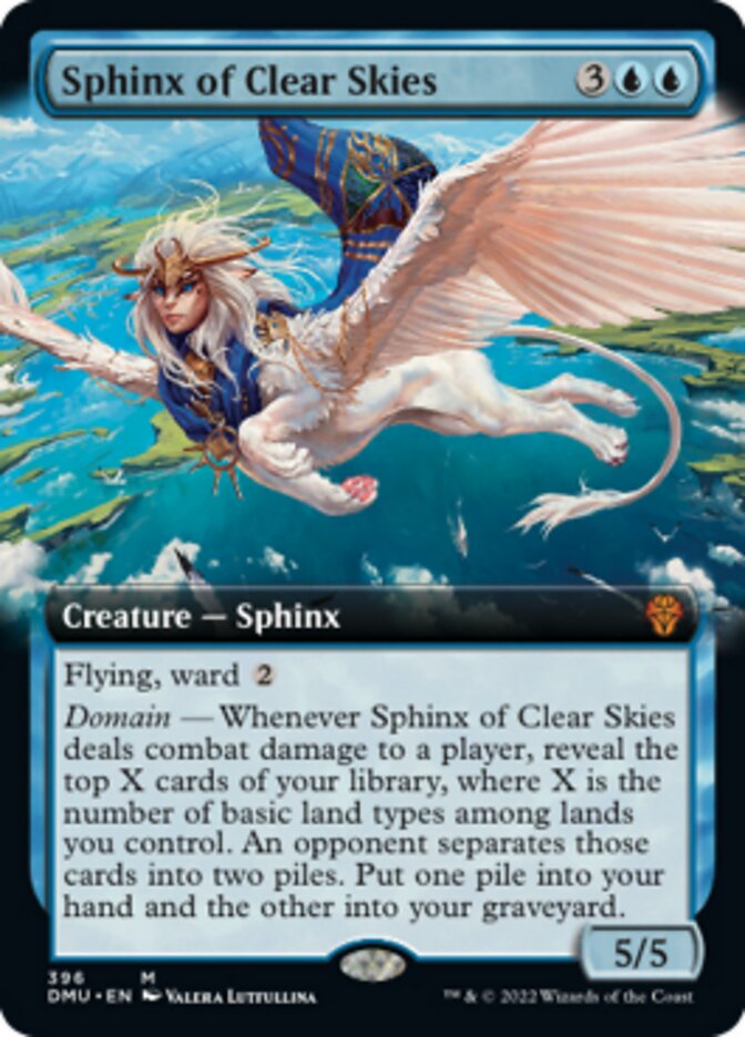 Sphinx of Clear Skies (Extended Art) [Dominaria United] | Shuffle n Cut Hobbies & Games