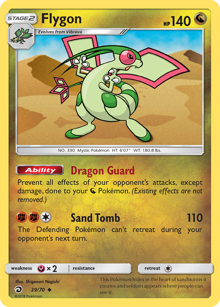 Flygon (39/70) [Sun & Moon: Dragon Majesty] | Shuffle n Cut Hobbies & Games
