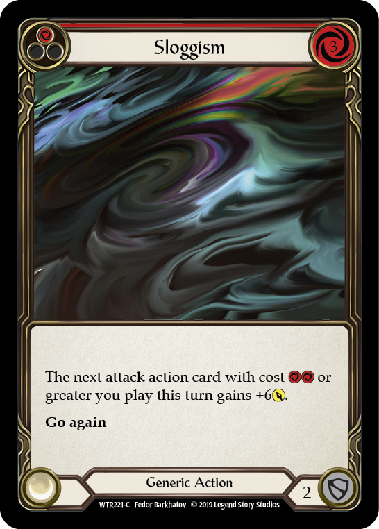 Sloggism (Red) [WTR221-C] Alpha Print Normal | Shuffle n Cut Hobbies & Games