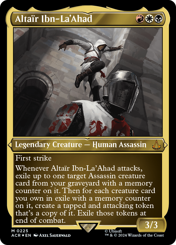 Altair Ibn-La'Ahad (Foil Etched) [Assassin's Creed] | Shuffle n Cut Hobbies & Games