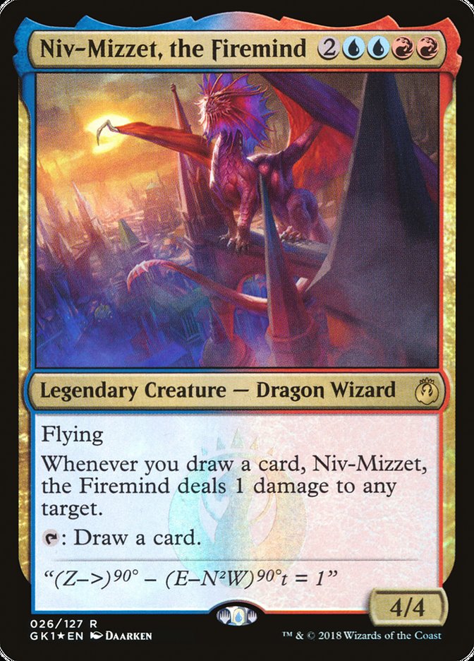 Niv-Mizzet, the Firemind [Guilds of Ravnica Guild Kit] | Shuffle n Cut Hobbies & Games