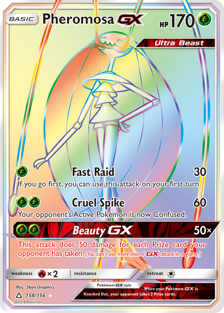 Pheromosa GX (158/156) [Sun & Moon: Ultra Prism] | Shuffle n Cut Hobbies & Games