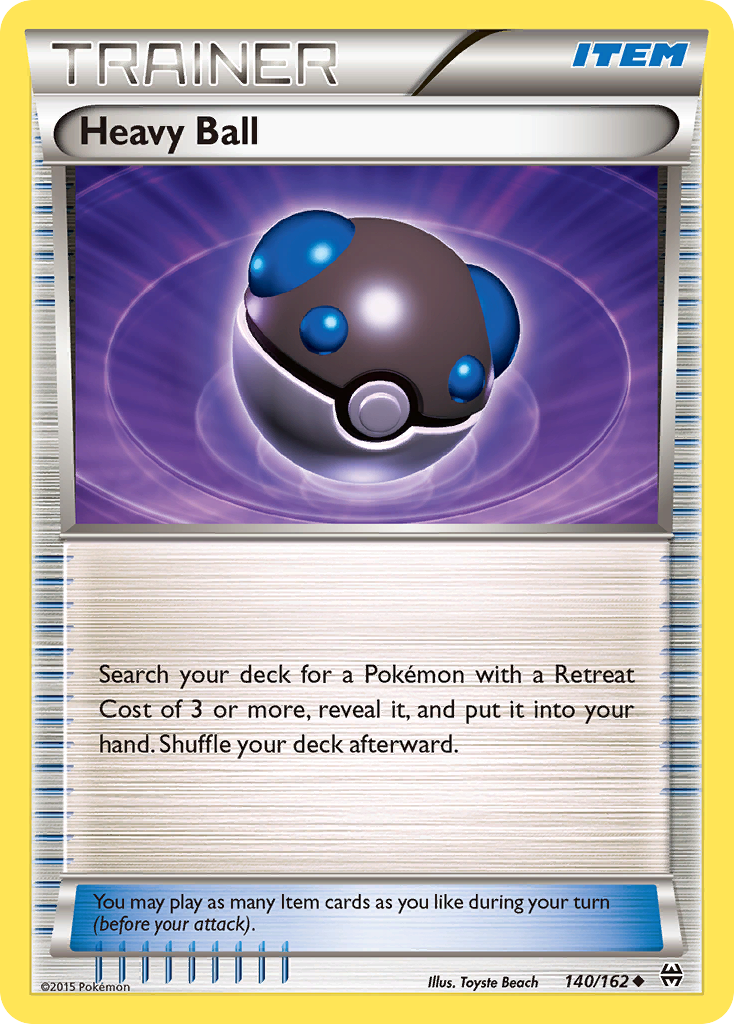 Heavy Ball (140/162) [XY: BREAKthrough] | Shuffle n Cut Hobbies & Games