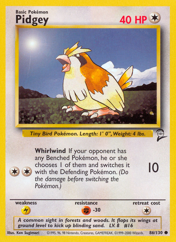 Pidgey (86/130) [Base Set 2] | Shuffle n Cut Hobbies & Games