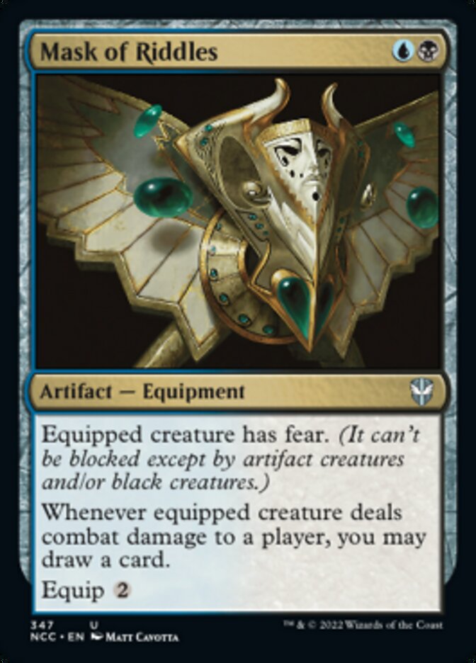Mask of Riddles [Streets of New Capenna Commander] | Shuffle n Cut Hobbies & Games