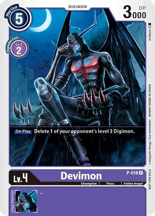 P-018: Devimon (Official Tournament Pack Vol. 1) | Shuffle n Cut Hobbies & Games