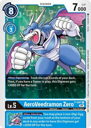 P-047: AeroVeedramon Zero (Next Adventure Pre-Release Promo) | Shuffle n Cut Hobbies & Games