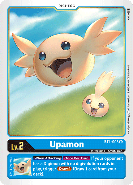 BT1-003: Upamon | Shuffle n Cut Hobbies & Games