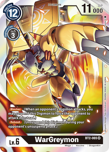 BT2-065: WarGreymon | Shuffle n Cut Hobbies & Games