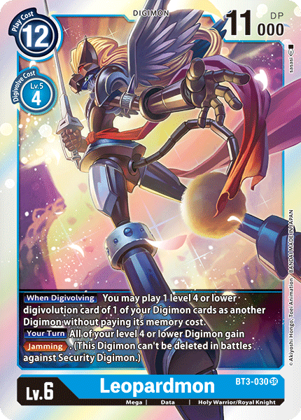 BT3-030: Leopardmon | Shuffle n Cut Hobbies & Games